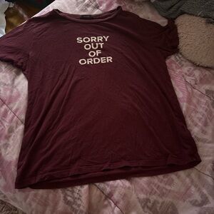 Forever 21 Red Short Sleeve Tee